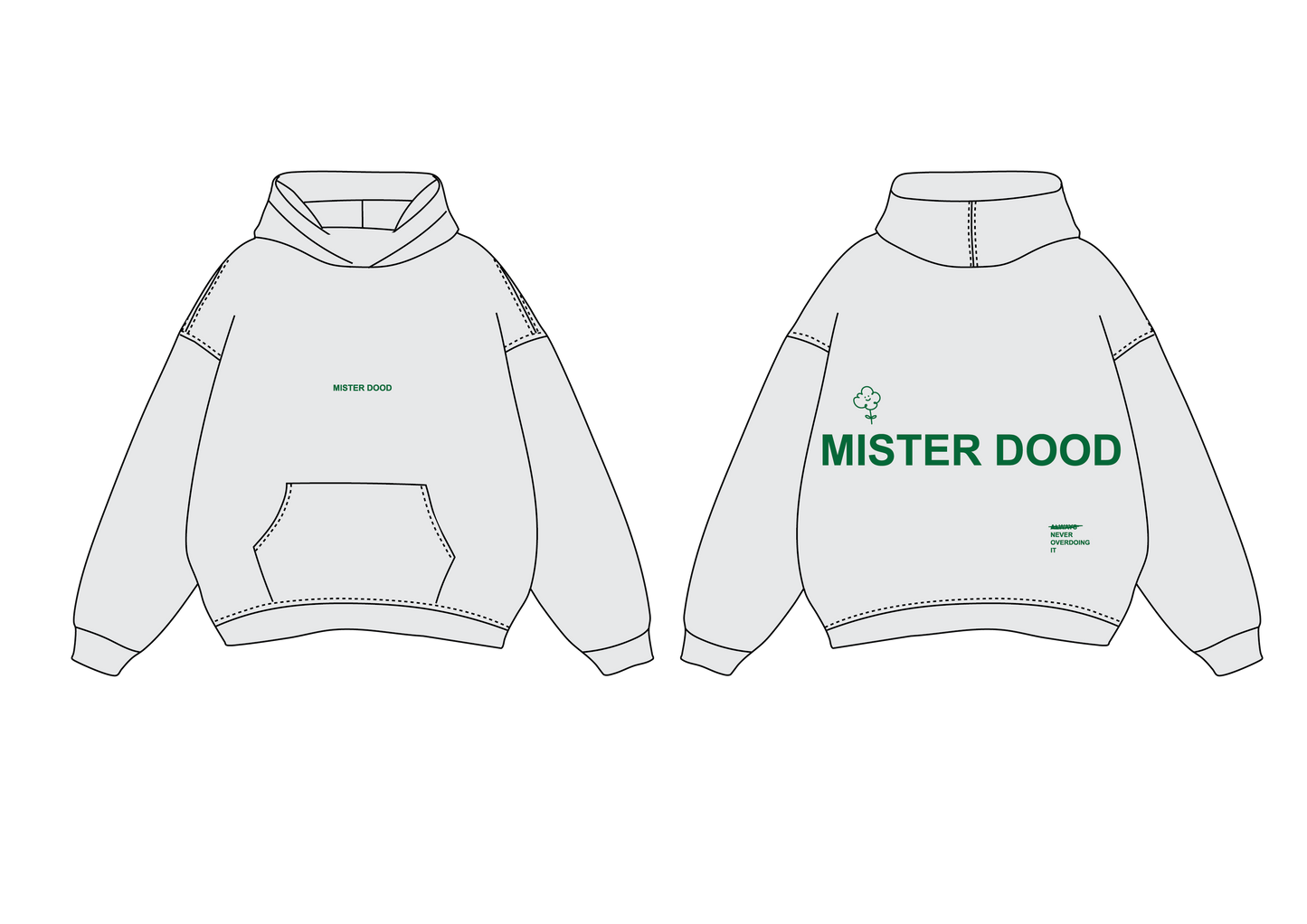 The OG Hood - Verdant Grey
